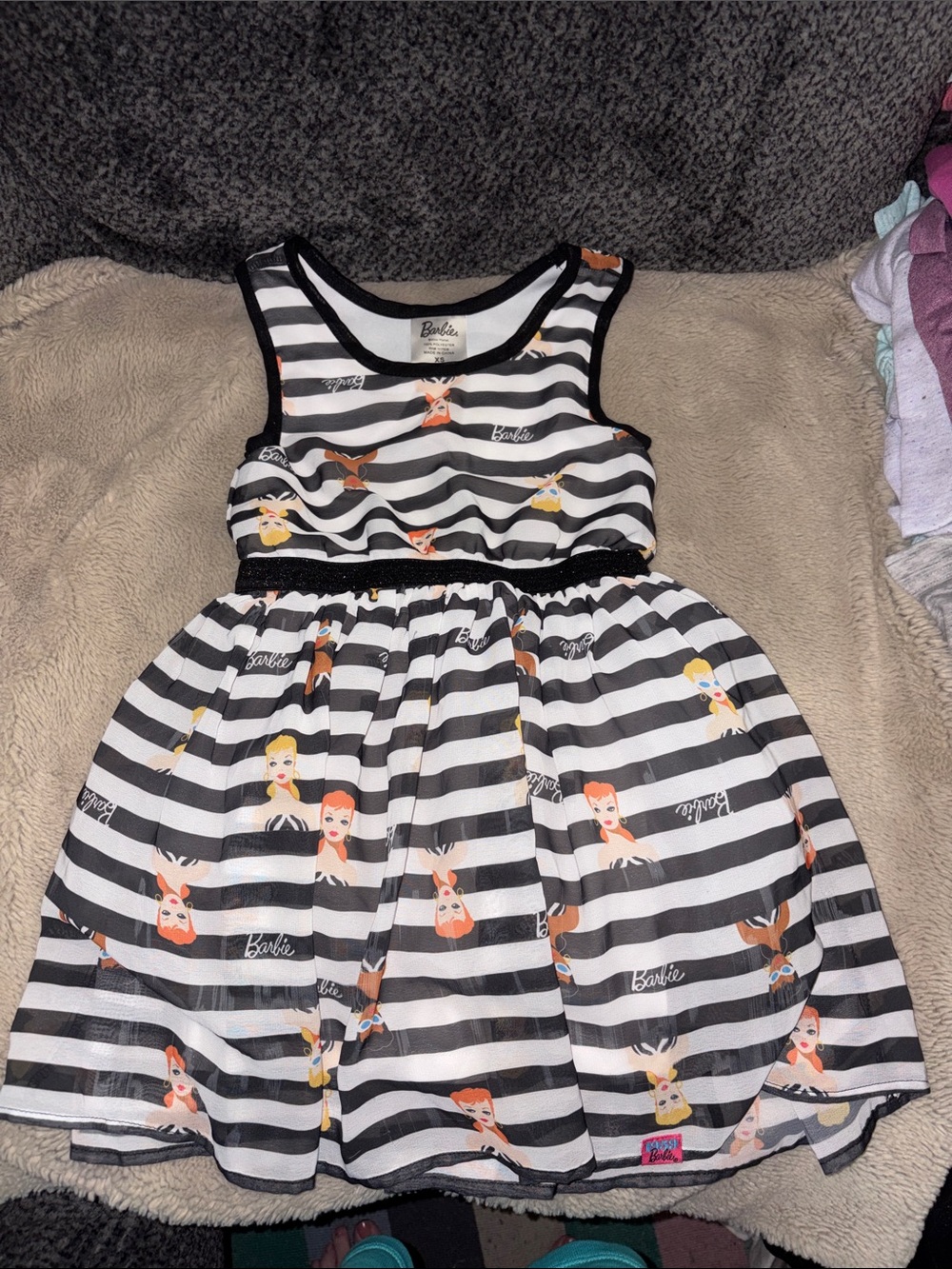 🔹4 for $30 Mattel Barbie Girl's Sleeveless Dress, XS